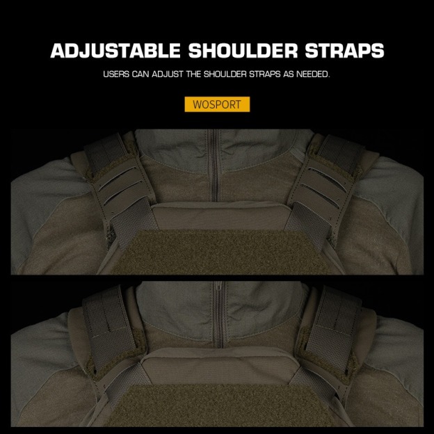 WOSPORT KZ MINIMALISTIC MULTI-MISSION PLATE CARRIER [WST-VE-118]