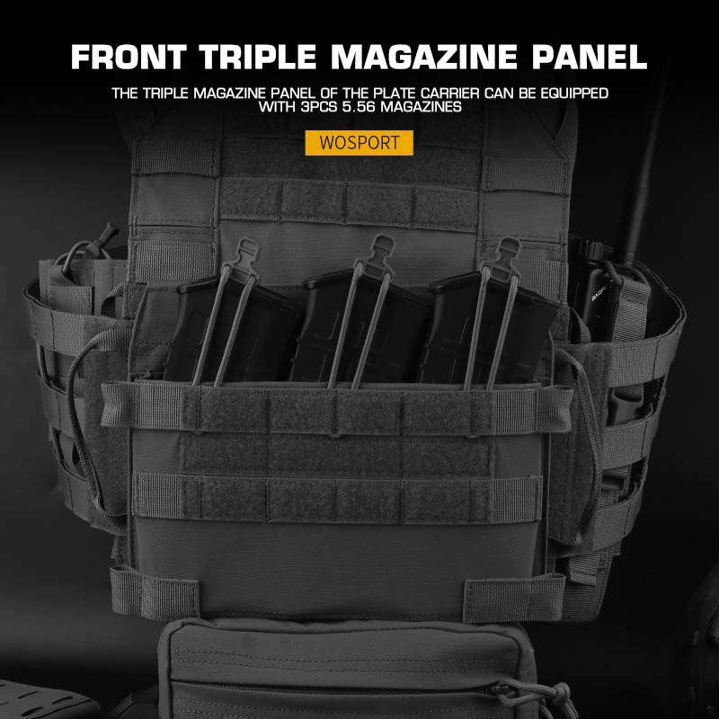 WOSPORT R SERIES JPC 3.0 ASSAULT TACTICAL PLATE CARRIER SET [WST-VE-106]