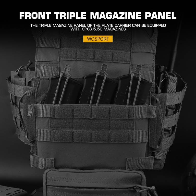 WOSPORT R SERIES JPC 3.0 ASSAULT TACTICAL PLATE CARRIER SET [WST-VE-106]