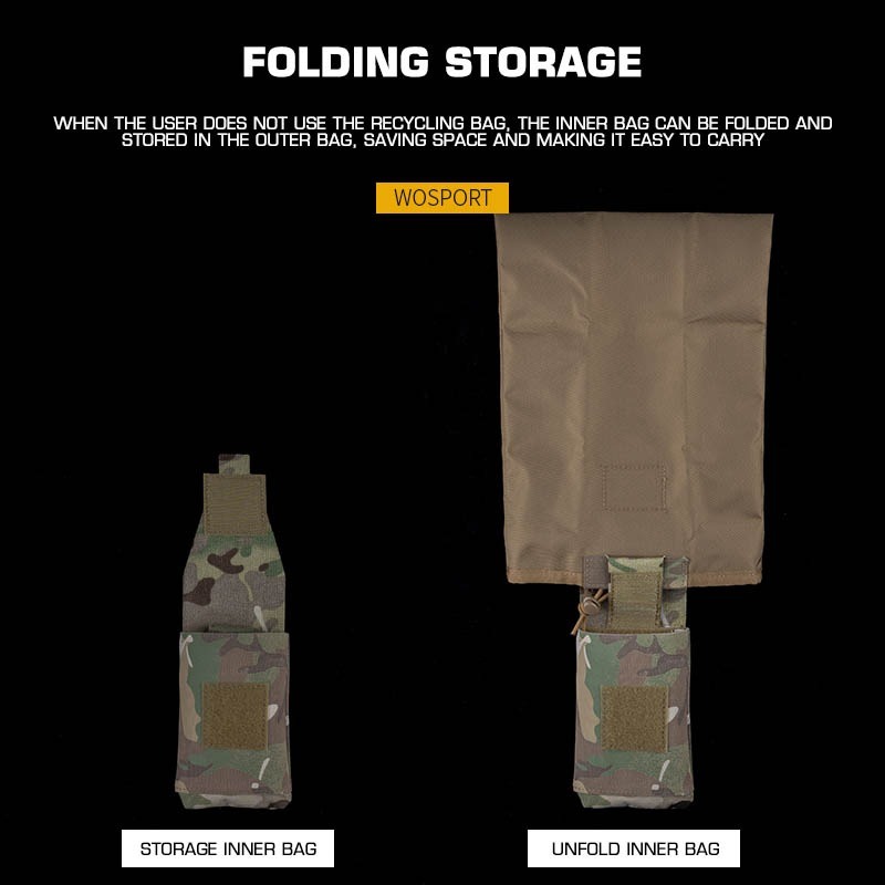 WOSPORT QUICK DEPLOYMENT RECYCLING BAG [WST-BP-145]