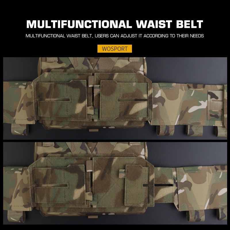 WOSPORT KZ MINIMALISTIC MULTI-MISSION PLATE CARRIER [WST-VE-118]