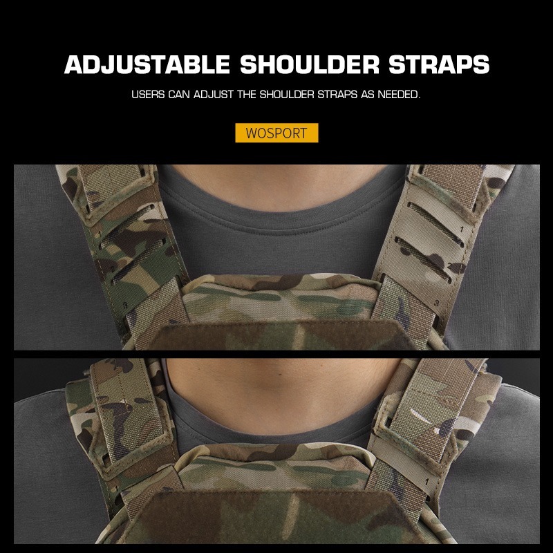 WOSPORT KZ MINIMALISTIC MULTI-MISSION PLATE CARRIER [WST-VE-118]