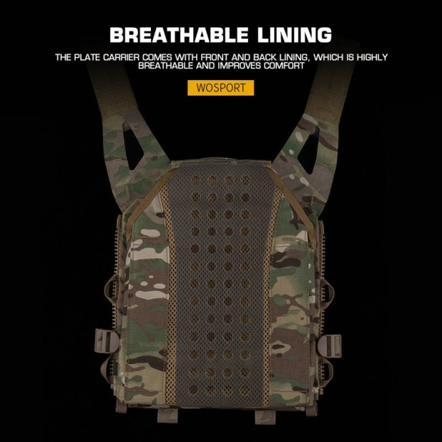 WOSPORT R SERIES JPC 3.0 ASSAULT TACTICAL PLATE CARRIER SET [WST-VE-106]