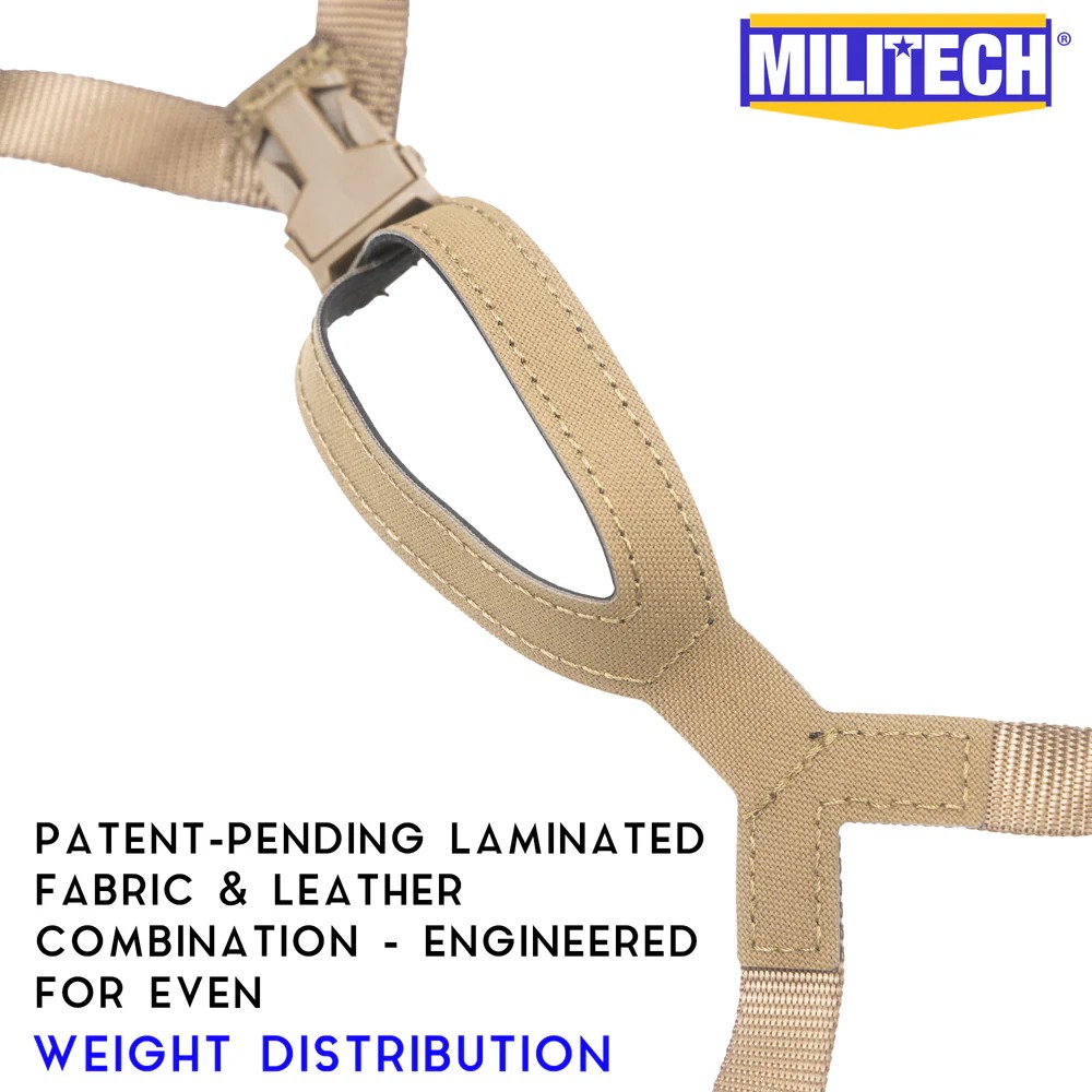 MILITECH® 4 POINT RETENTION SYSTEM FOR HELMETS