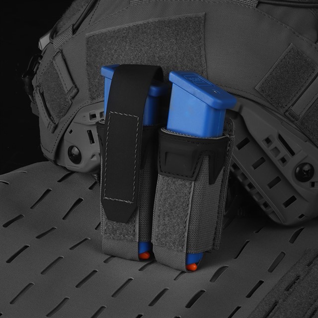 WOSPORT K TYPE 9MM DOUBLE MAG POUCH [WST-MG-126]