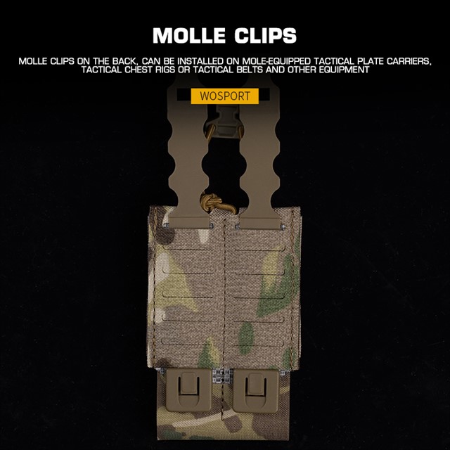 WOSPORT ELASTIC RIFLE MAG POUCH [WST-MG-122]