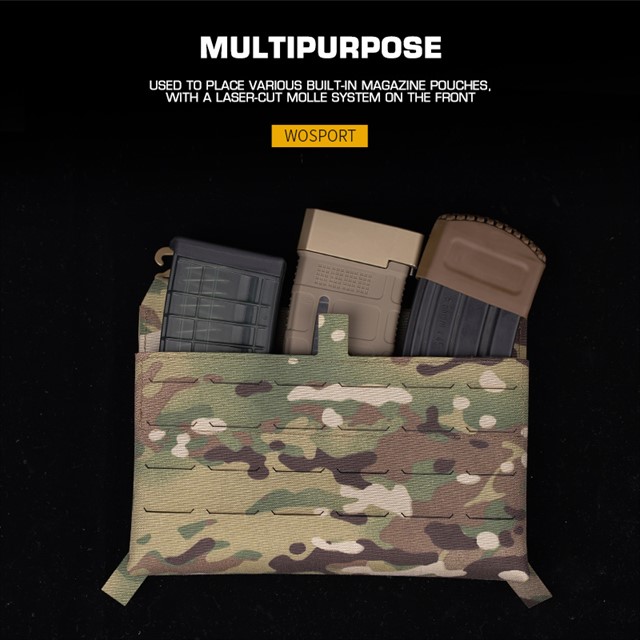 WOSPORT MAGAZINE POUCH FRONT PLATE (BUILT-IN) [WST-VE-75-ACC-13]