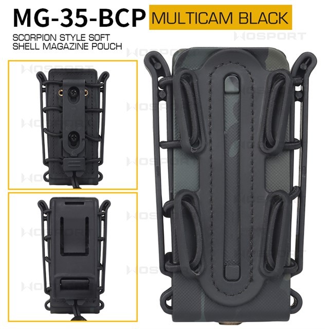WOSPORT SCORPLON STYLE SOFT SHELL MAGAZINE POUCH（FOR 9MM） [WST-MG-35]