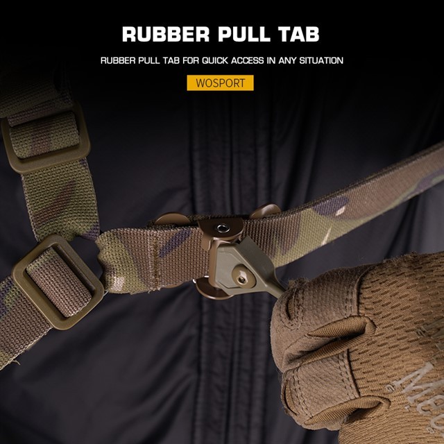 WOSPORT TACTICAL SINGLE POINT GUN SLING[WST-SL-50]