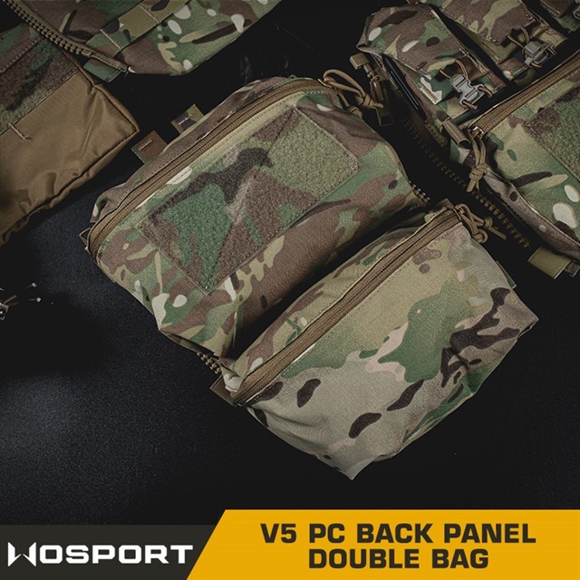 WOSPORT V5 PC BACK PANEL DOUBLE BAG [WST-VE-75-ACC-06]