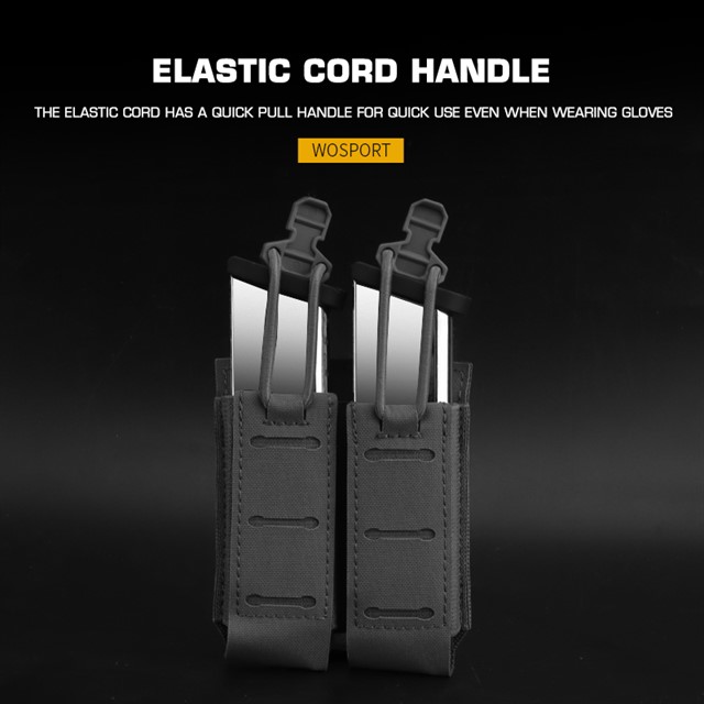 WOSPORT ASSAULTER DOUBLE PISTOL MAG POUCH 2.0 [WST-MG-105]