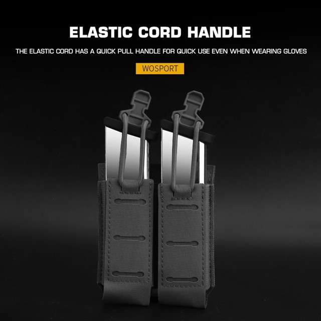 WOSPORT ASSAULTER DOUBLE PISTOL MAG POUCH 2.0 [WST-MG-105]