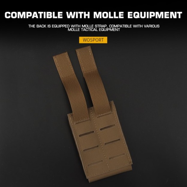 WOSPORT OPEN TYPE SINGLE RIFLE MAG POUCH [WST-MG-73]