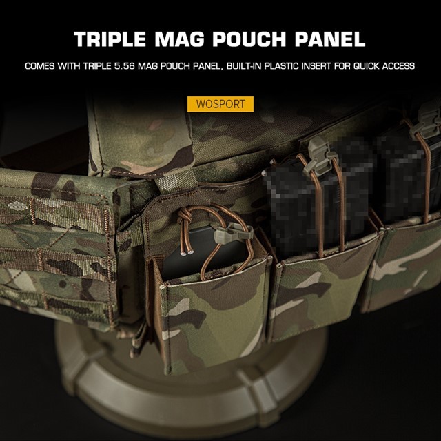 WOSPORT THORAX TACTICAL PLATE CARRIER [WST-VE-84]