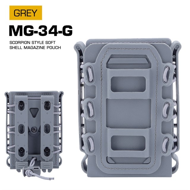 WOSPORT SCORPLON STYLE SOFT SHELL MAGAZINE POUCH（FOR 5.56/7.62） [WST-MG-34]