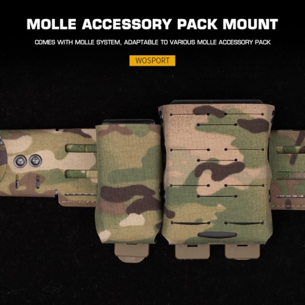 WOSPORT WRC LIGHTWEIGHT COMBINATION BELT [WST-BA-33]