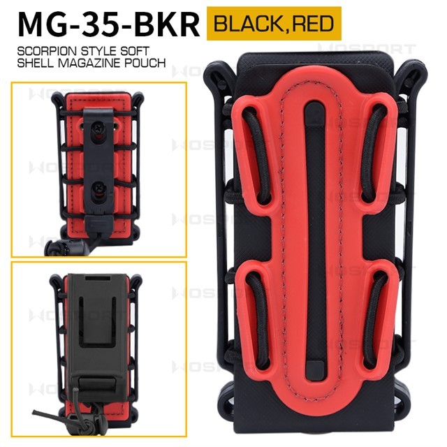 WOSPORT SCORPLON STYLE SOFT SHELL MAGAZINE POUCH（FOR 9MM） [WST-MG-35]