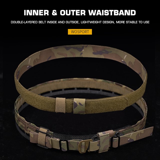 WOSPORT LIGHTWEIGHT TACTICAL BELT [WST-BA-32]
