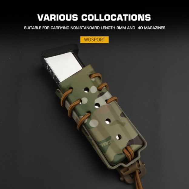 WOSPORT URBAN ASSAULT EXTENDED MAG POUCH [WST-MG-60]