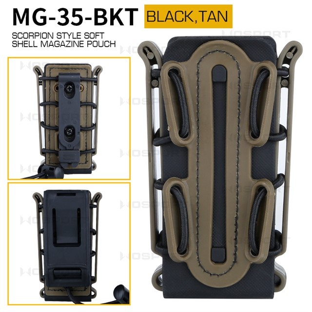 WOSPORT SCORPLON STYLE SOFT SHELL MAGAZINE POUCH（FOR 9MM） [WST-MG-35]