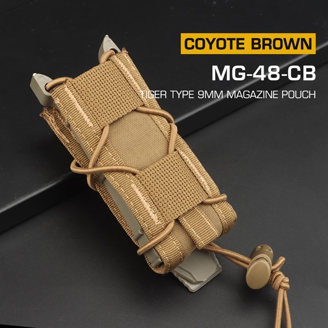 WOSPORT TIGER TYPE 9MM MAGAZINE POUCH [WST-MG-48]