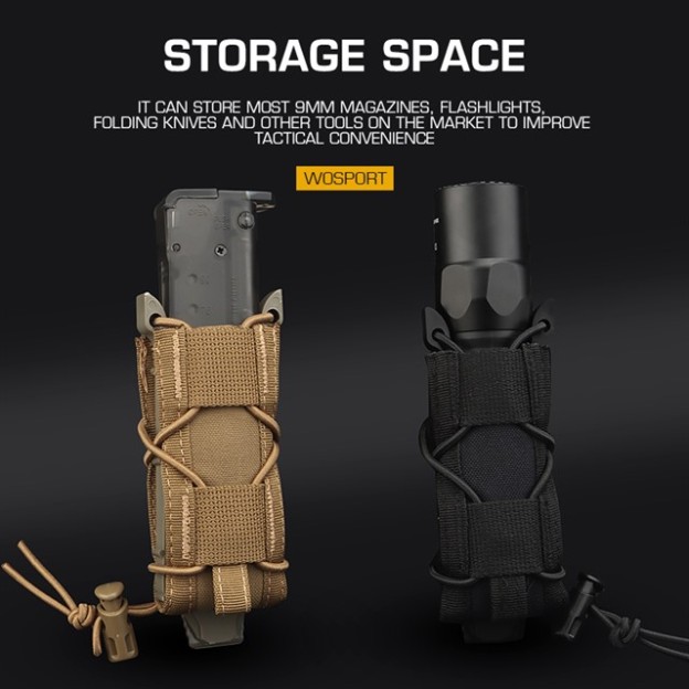 WOSPORT TIGER TYPE 9MM MAGAZINE POUCH [WST-MG-48]