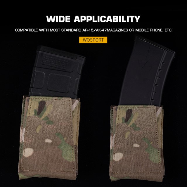 WOSPORT OPEN TYPE SINGLE RIFLE MAG POUCH [WST-MG-73]