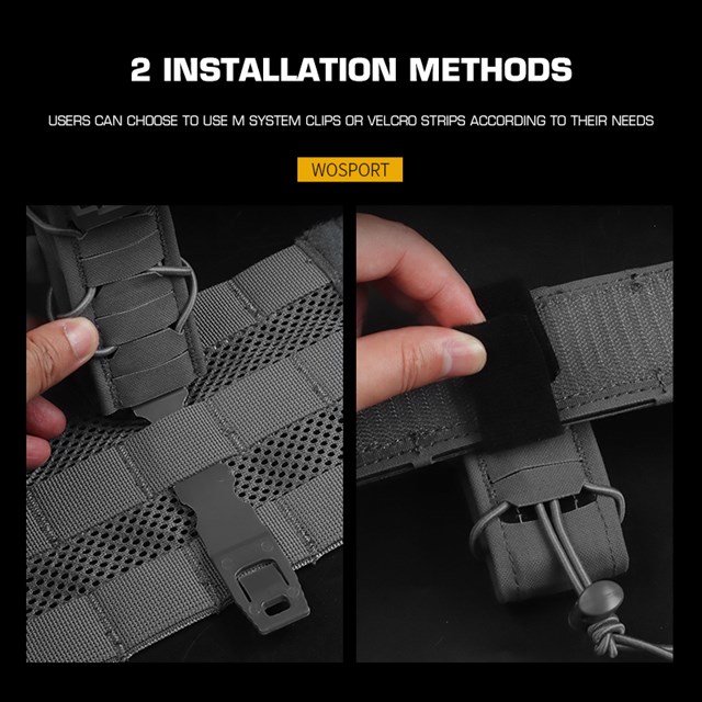 WOSPORT TIGER 9MM MAG POUCH V2 [WST-MG-130]