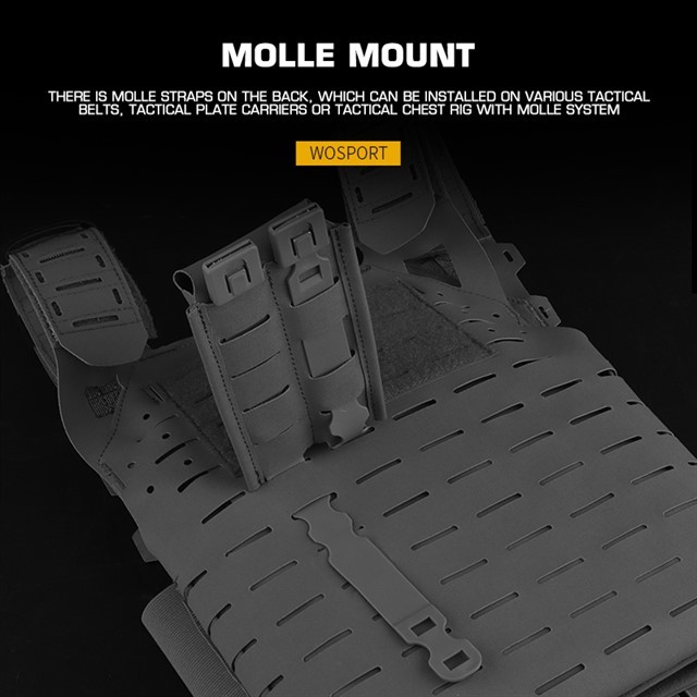 WOSPORT 5.56 WEBBING SINGLE MAG POUCH [WST-MG-118]