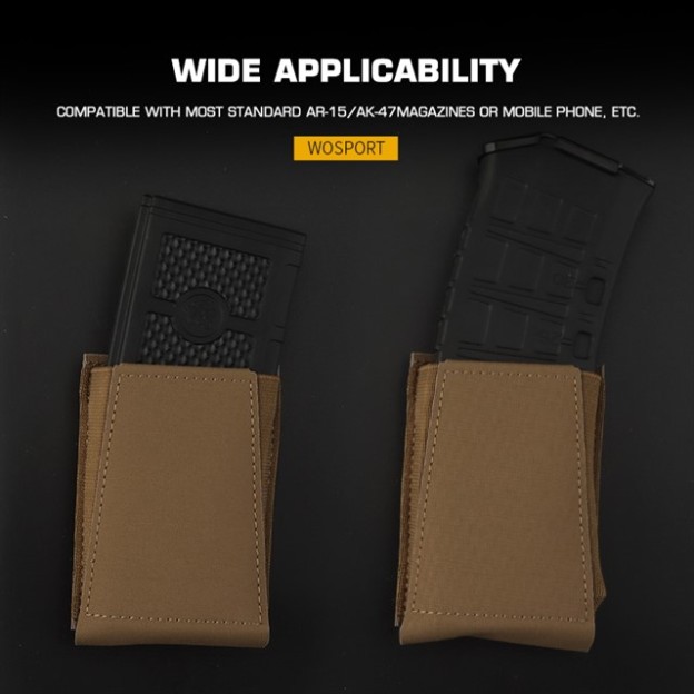 WOSPORT OPEN TYPE SINGLE RIFLE MAG POUCH [WST-MG-73]