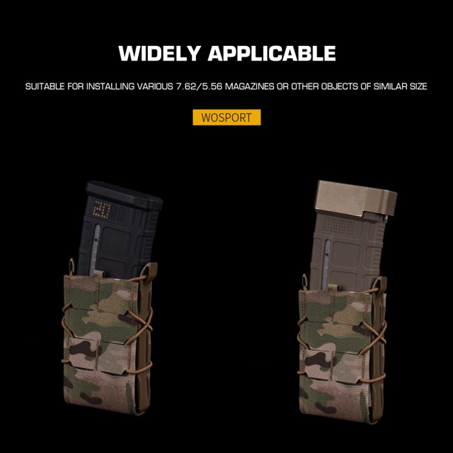 WOSPORT TIGER FULL SIZE MAG POUCH V2 [WST-MG-133]