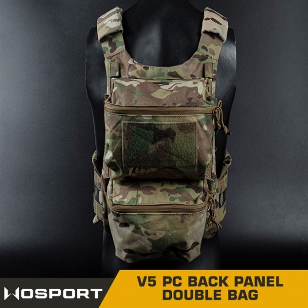 WOSPORT V5 PC BACK PANEL DOUBLE BAG [WST-VE-75-ACC-06]