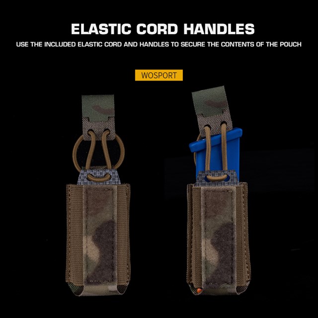 WOSPORT WG MULTIFUNCTION 9MM SINGLE MAG POUCH [WST-MG-127]
