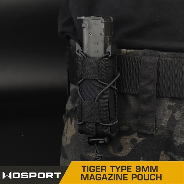 WOSPORT TIGER TYPE 9MM MAGAZINE POUCH [WST-MG-48]