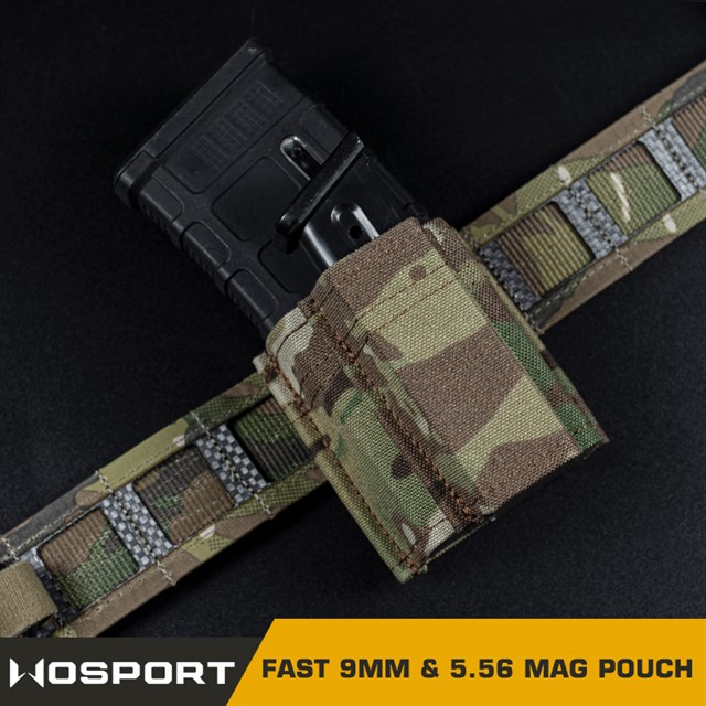 WOSPORT FAST 9MM &5.56 MAG POUCH (SHORT) [WST-MG-F-07]