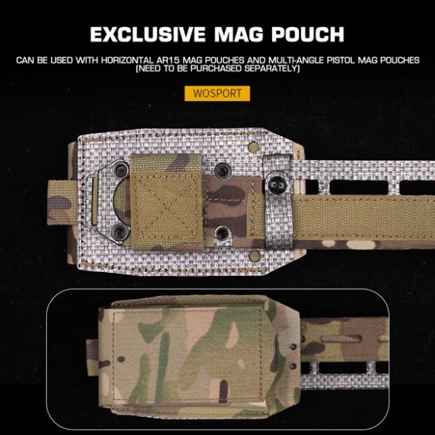 WOSPORT LIGHTWEIGHT TACTICAL BELT [WST-BA-32]