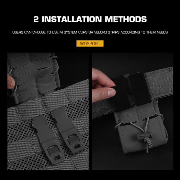 WOSPORT TIGER FULL SIZE MAG POUCH V2 [WST-MG-133]