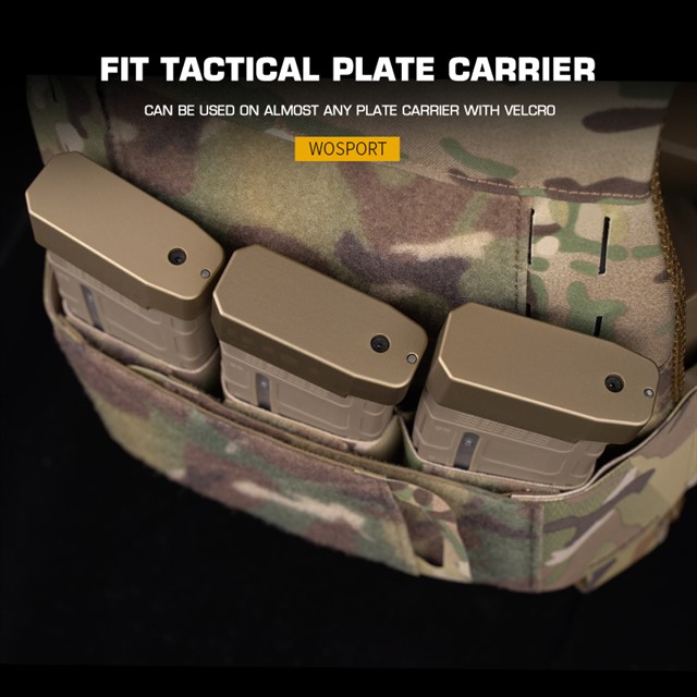 WOSPORT TRIPLE 5.56 MAGAZINE POUCH (BUILT-IN) [WST-VE-75-ACC-14]