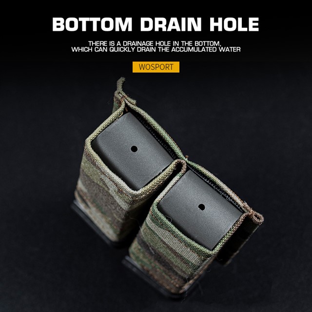 WOSPORT FAST 9MM DOUBLE MAG POUCH [WST-MG-F-04]