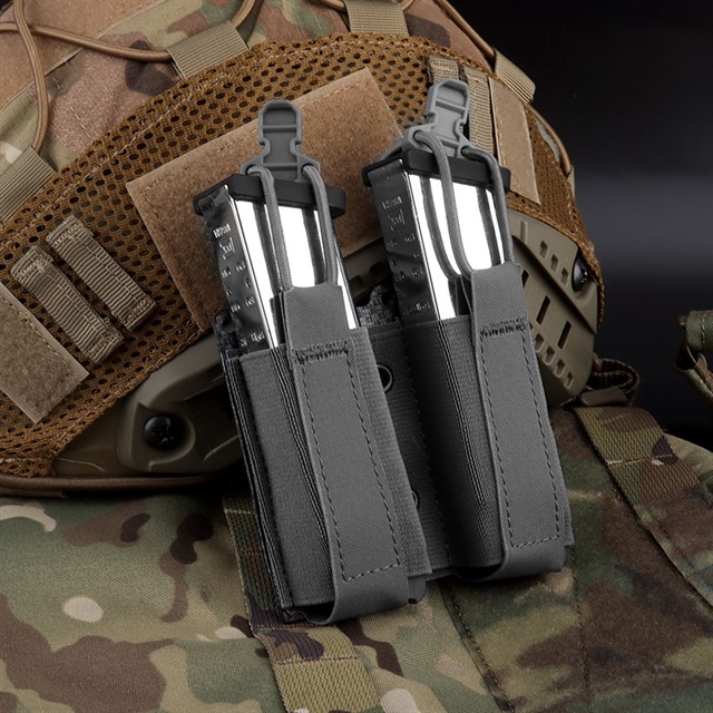 WOSPORT DOUBLE ELASTIC MAG POUCH（PISTOL） [WST-MG-70]
