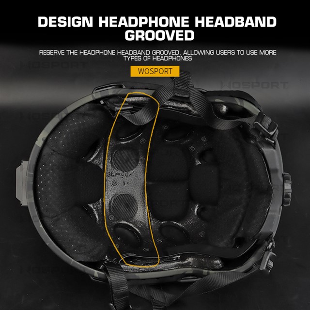 WOSPORT FAST SF SUPER HIGH CUT HELMET (FULL PROTECTIVE VERSION) [WST-HL-32]