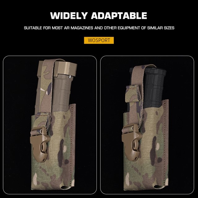 WOSPORT 5.56 WEBBING SINGLE MAG POUCH [WST-MG-118]