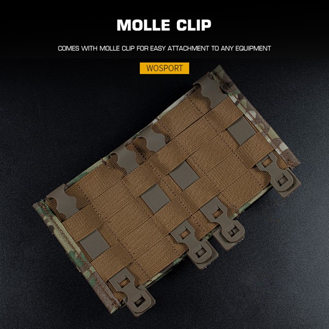 WOSPORT FAST 5.56 TRIPLE MAG POUCH (MEDIUM) [WST-MG-F-12]
