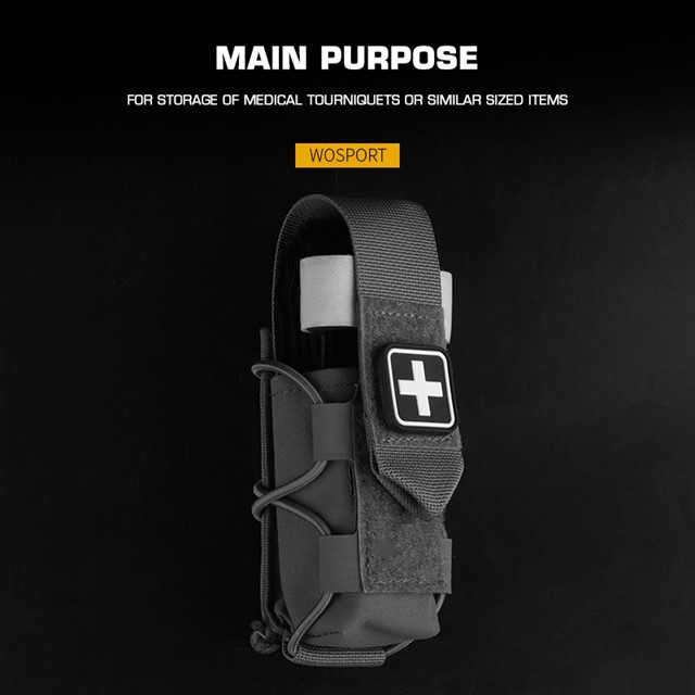 WOSPORT UNIVERSAL TOURNIQUET POUCH [WST-BP-137]