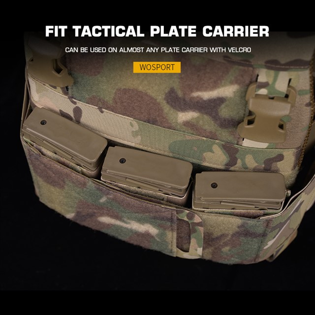 WOSPORT TRIPLE 7.62 MAGAZINE POUCH (BUILT-IN) [WST-VE-75-ACC-15]