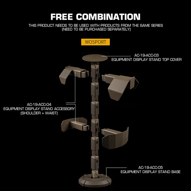 WOSPORT EQUIPMENT DISPLAY STAND FRAME [WST-AC-19-ACC-02]