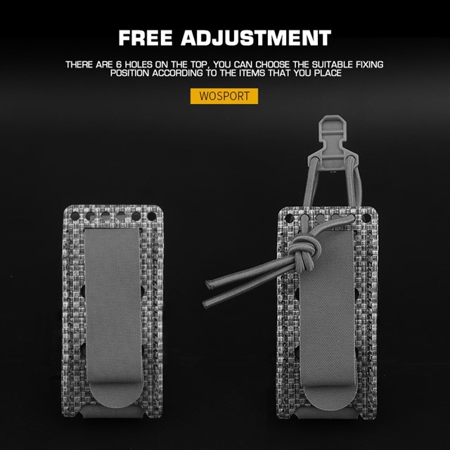 WOSPORT ELASTIC PISTOL SINGLE MAG POUCH [WST-MG-69]