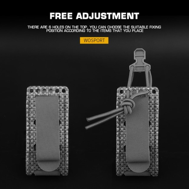 WOSPORT ELASTIC PISTOL SINGLE MAG POUCH [WST-MG-69]