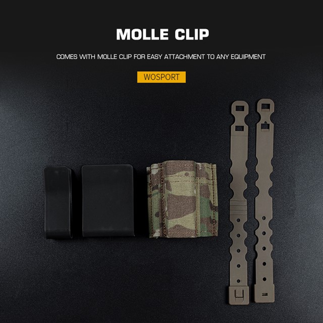 WOSPORT FAST 9MM &5.56 MAG POUCH (SHORT) [WST-MG-F-07]