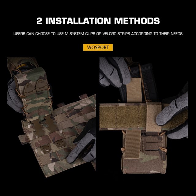 WOSPORT TIGER FULL-SIZE COMBINATION MAG POUCH V2 [WST-MG-135]